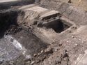 Thumbnail of Trench 12. West sidewall [1235] and floor [1223] of turntable