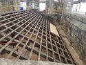 Thumbnail of Micklegate Bar: General view of common rafters and battens on the west half of the roof, looking south-west