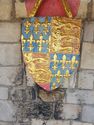 Thumbnail of Micklegate Bar: escutcheon of coat of arms in centre of south-west façade.