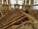 Thumbnail of Micklegate Bar: view of roof looking south-west along ridge beam.