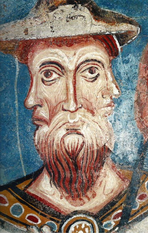 Image of a Fresco depicting Janus - Roman god of transition