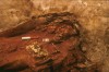 Thumbnail of NEWSPAPER SCRAPS WITH BODY IN INNER COFFIN (CAS84:IC:1168:01)
