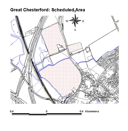 Figure 21: Great Chesterford scheduled area.
