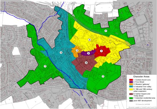 Figure 52: Urban HLC as applied in St Austell Cornwall.
